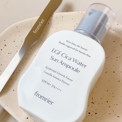 EGFシカウォーターサンアンプル/fromrier/日焼け止めローションを使ったクチコミ(5枚目)