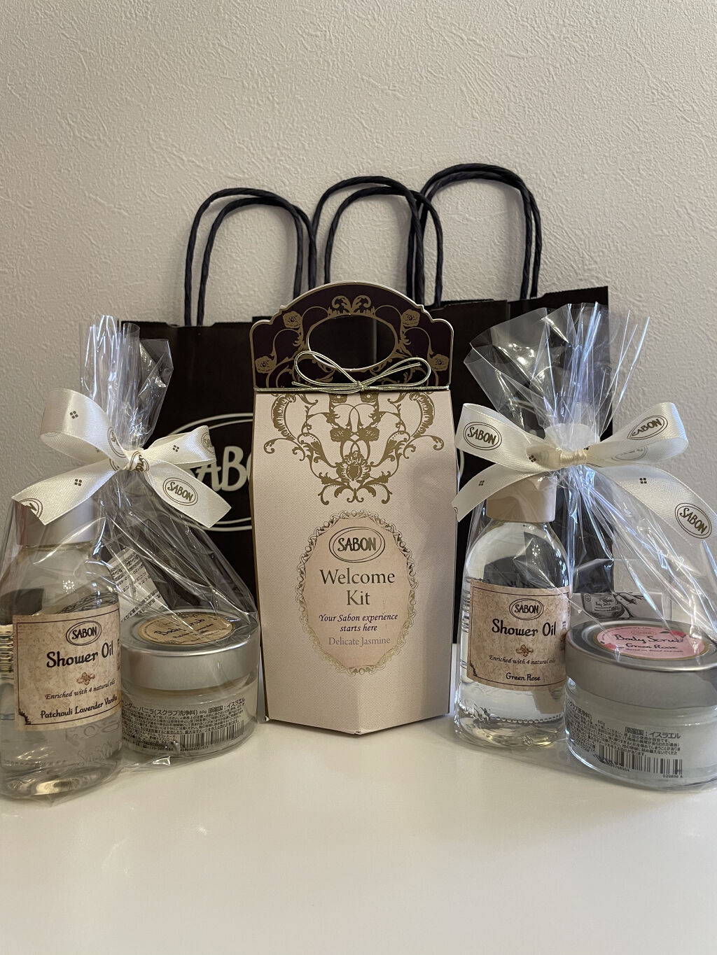  シャワーオイル パチュリ・ラベンダー・バニラ 500ml(FLORAL BLOOMING Limited Collection)/SABON/ボディソープを使ったクチコミ（3枚目）