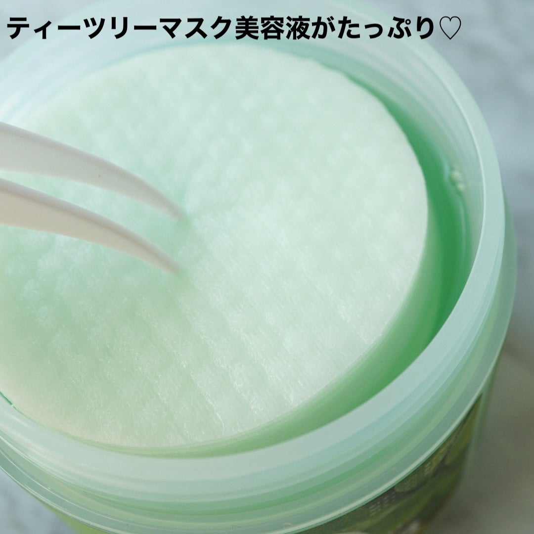 ティーツリーカーミングエッセンスパッド/MEDIHEAL/トナーパッドを使ったクチコミ(3枚目)