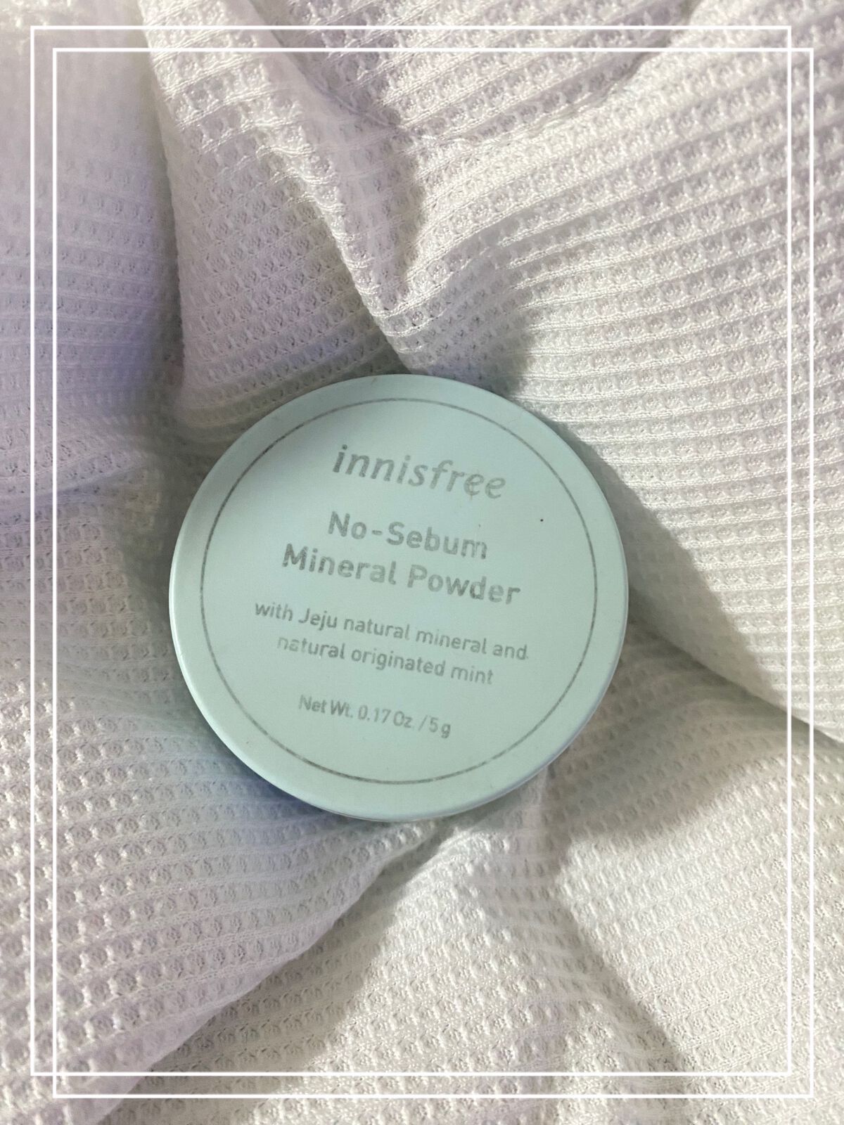 ノーセバム　ミネラルパウダー　N/innisfree/ルースパウダーを使ったクチコミ（1枚目）