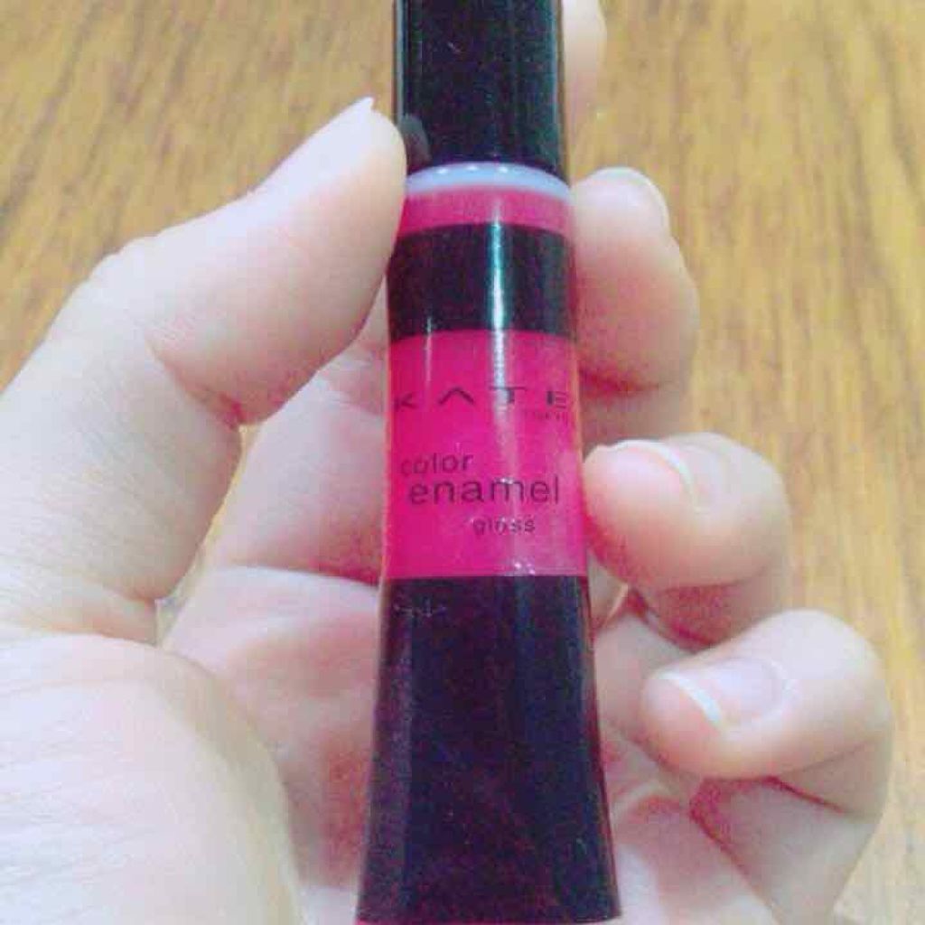 カラーエナメルグロス/KATE/リップグロスを使ったクチコミ(1枚目)