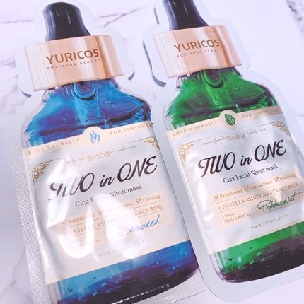 ユリコス 2in1 シカ フェイシャル シートマスク/YURICO5/シートマスク・パックを使ったクチコミ(2枚目)
