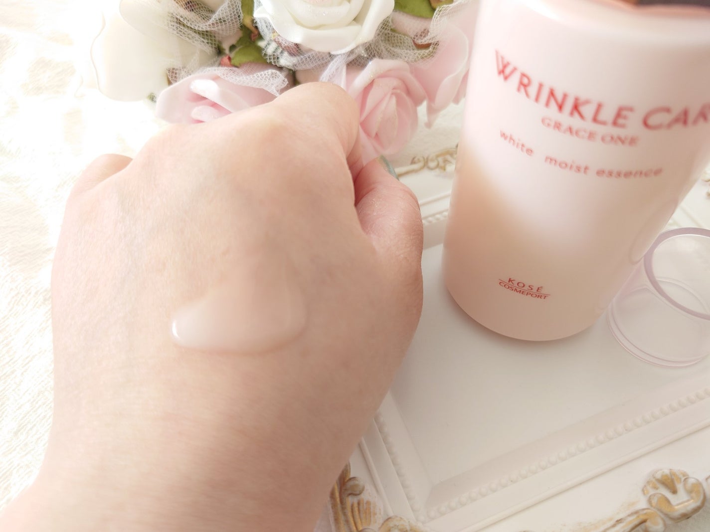 リンクルケア ホワイト モイストエッセンス/グレイスワン/オールインワン化粧品を使ったクチコミ(3枚目)