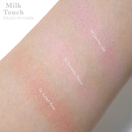 タッチマイチークインブルーム/Milk Touch/パウダーチークを使ったクチコミ(3枚目)
