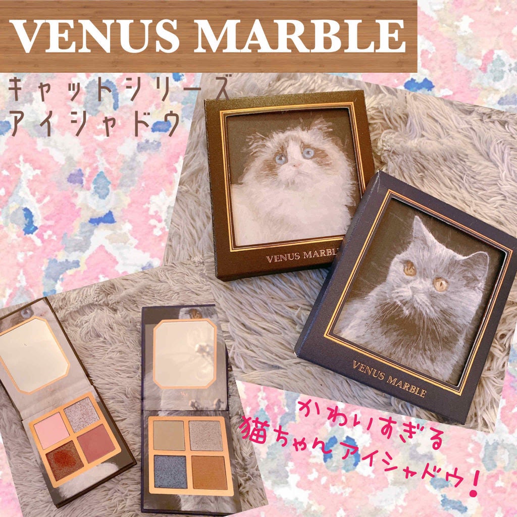 Venus Marble アイシャドウキャットシリーズ/Venus Marble/アイシャドウパレットを使ったクチコミ(1枚目)