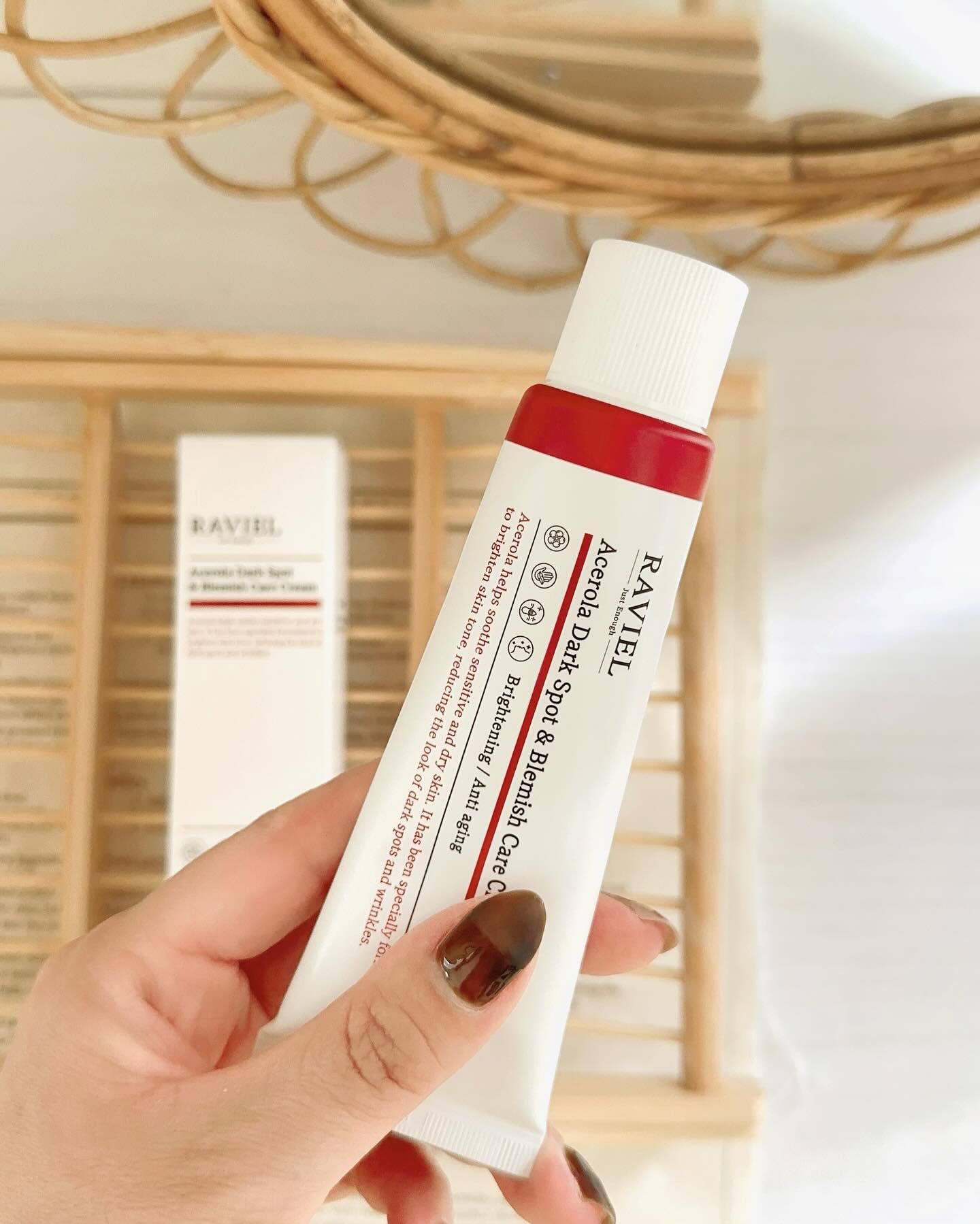 アセロラダークスポット&amp;ブレミッシュ ケア クリーム/RAVIEL/フェイスクリームを使ったクチコミ（1枚目）