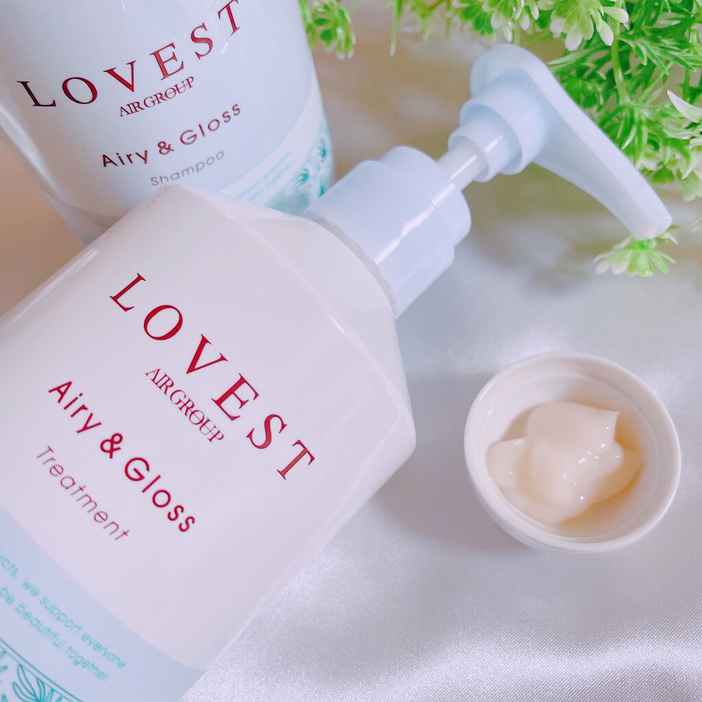 エアリーアンドグロス シャンプー/トリートメント /LOVEST by air Salon Quality Hair Care/市販シャンプーを使ったクチコミ(3枚目)