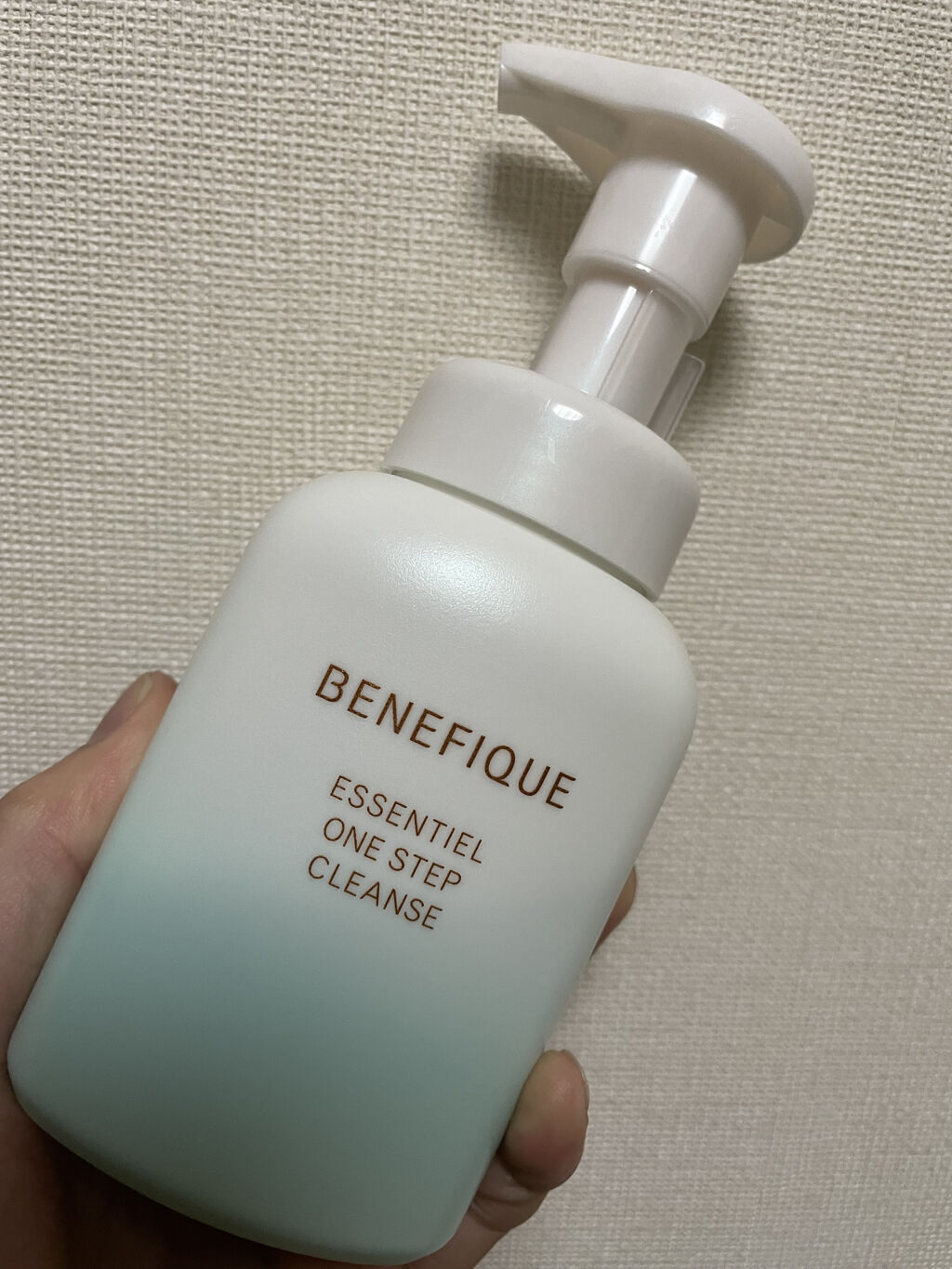 エッセンシャル ワンステップクレンズ/BENEFIQUE/泡洗顔を使ったクチコミ（1枚目）