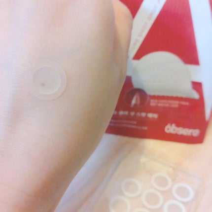 エーキュアショットスポットパッチ/obsero/にきびパッチを使ったクチコミ(6枚目)