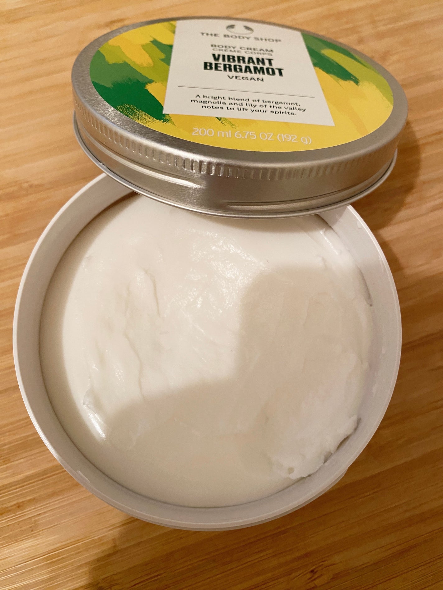 ヴァイブラント ベルガモット ボディクリーム/THE BODY SHOP/ボディクリームを使ったクチコミ(1枚目)