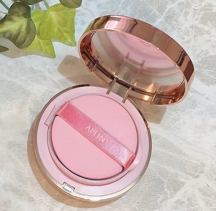 ピンクティーツリーカバークッション/APLIN/クッションファンデーションを使ったクチコミ(2枚目)