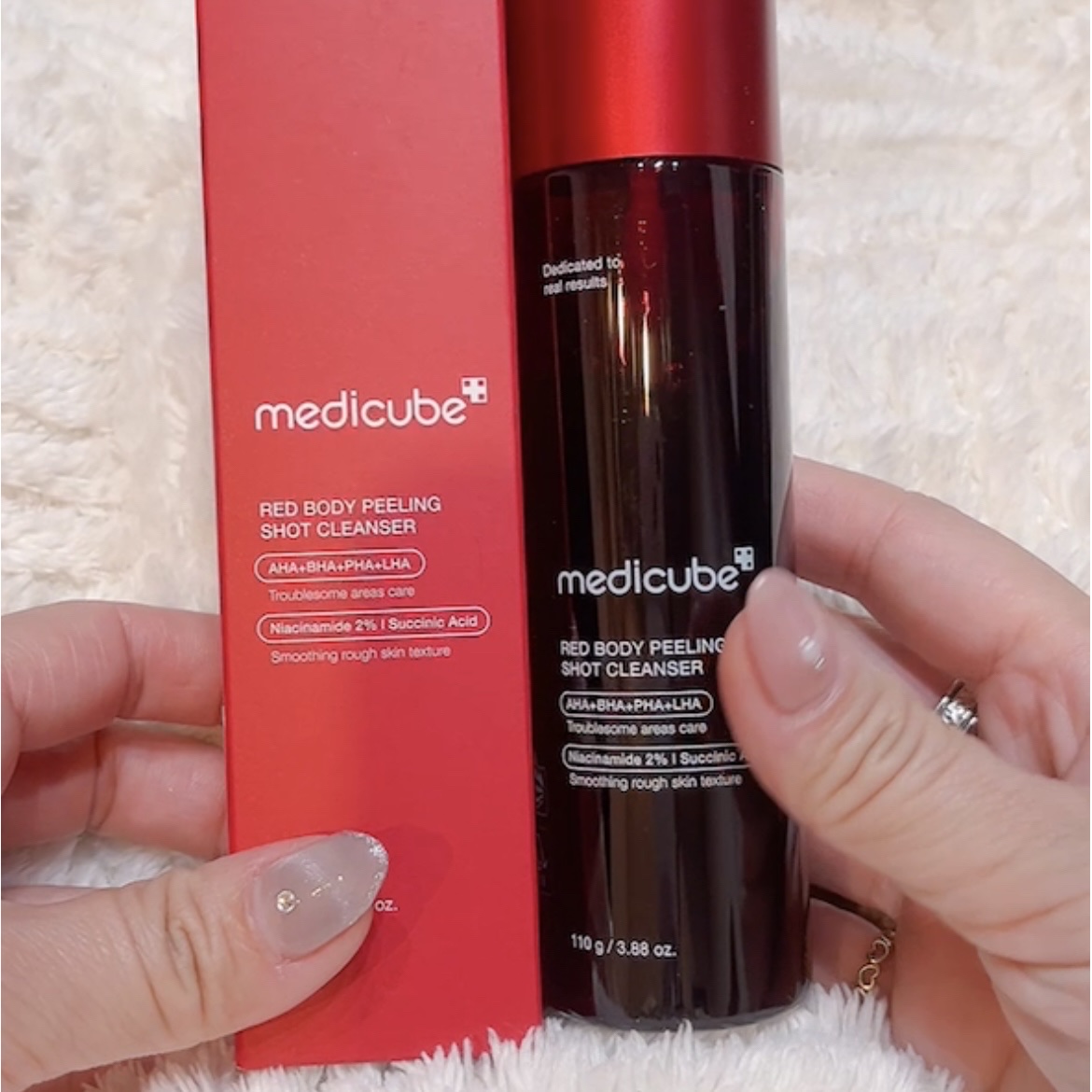 レッドアクネ ボディピーリングショット/MEDICUBE/ピーリングを使ったクチコミ（2枚目）