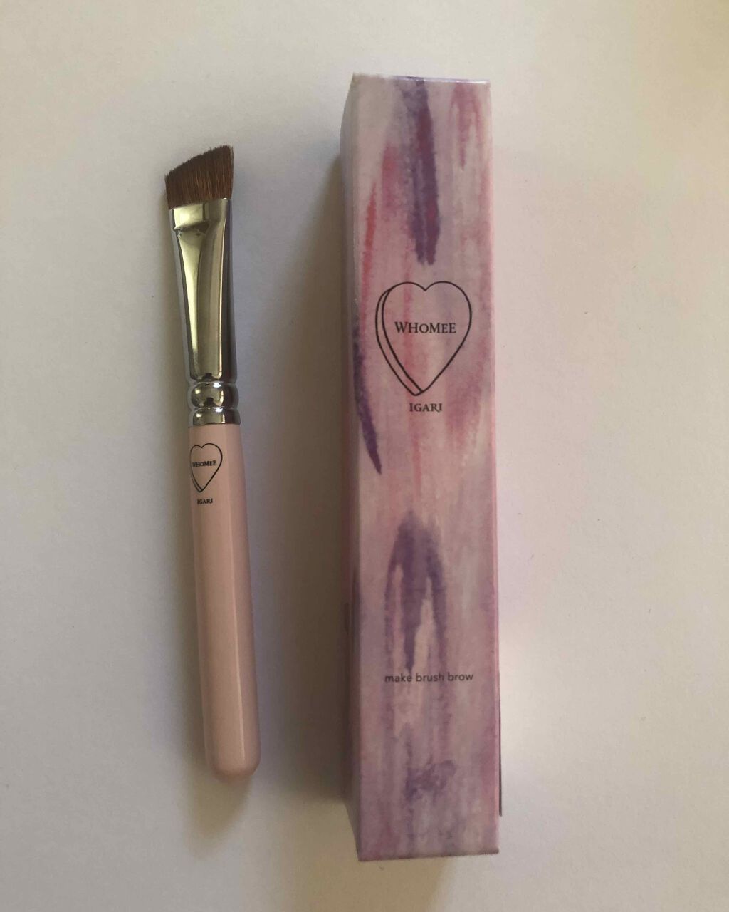 フーミー アイブロウブラシ 熊野筆/WHOMEE/メイクブラシを使ったクチコミ(1枚目)