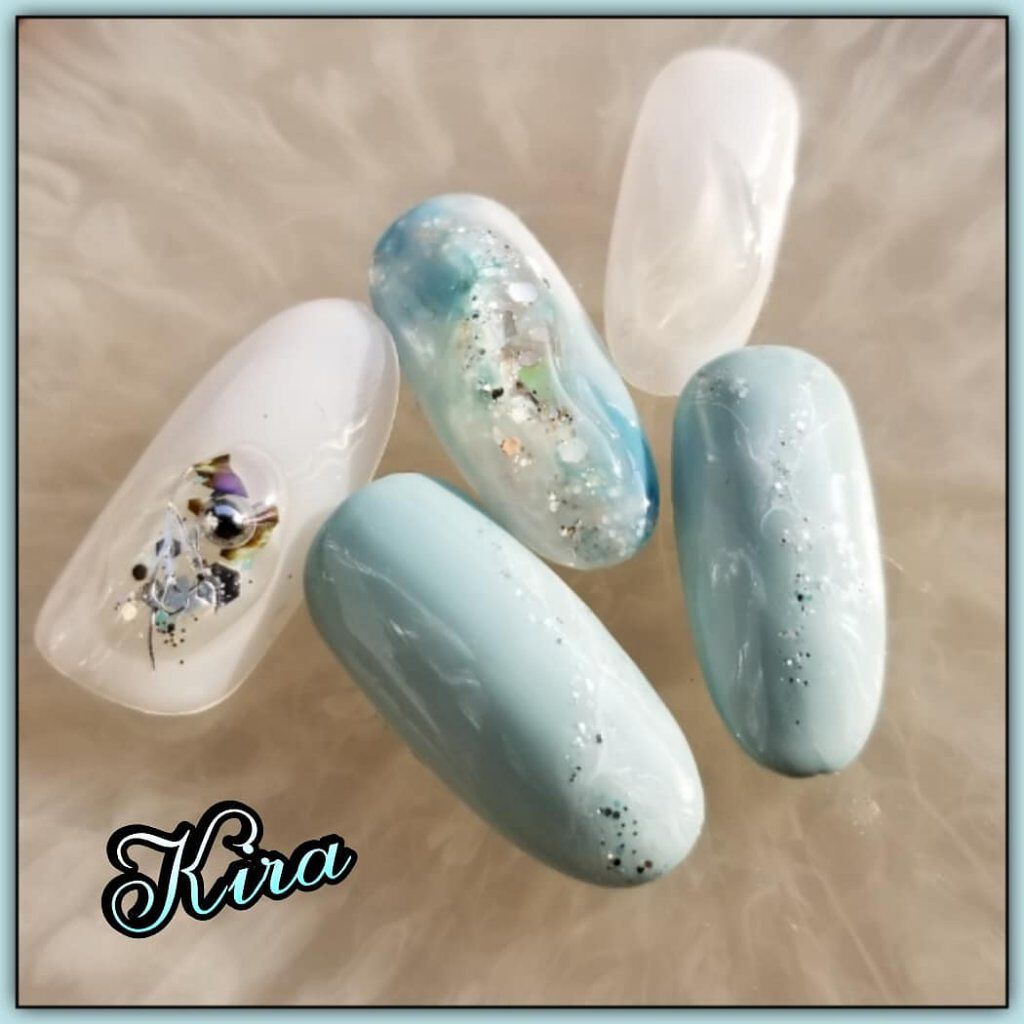 MOMOグリッター/nail for all/ネイルチップ・パーツを使ったクチコミ（1枚目）