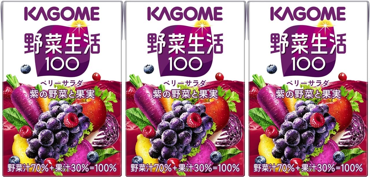野菜生活100 ベリーサラダ 100ml×3