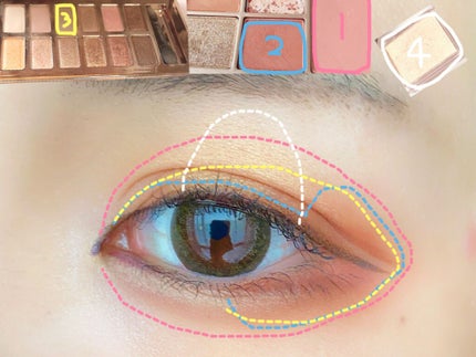 シャドーカスタマイズ/MAJOLICA MAJORCA/単色アイシャドウを使ったクチコミ(4枚目)