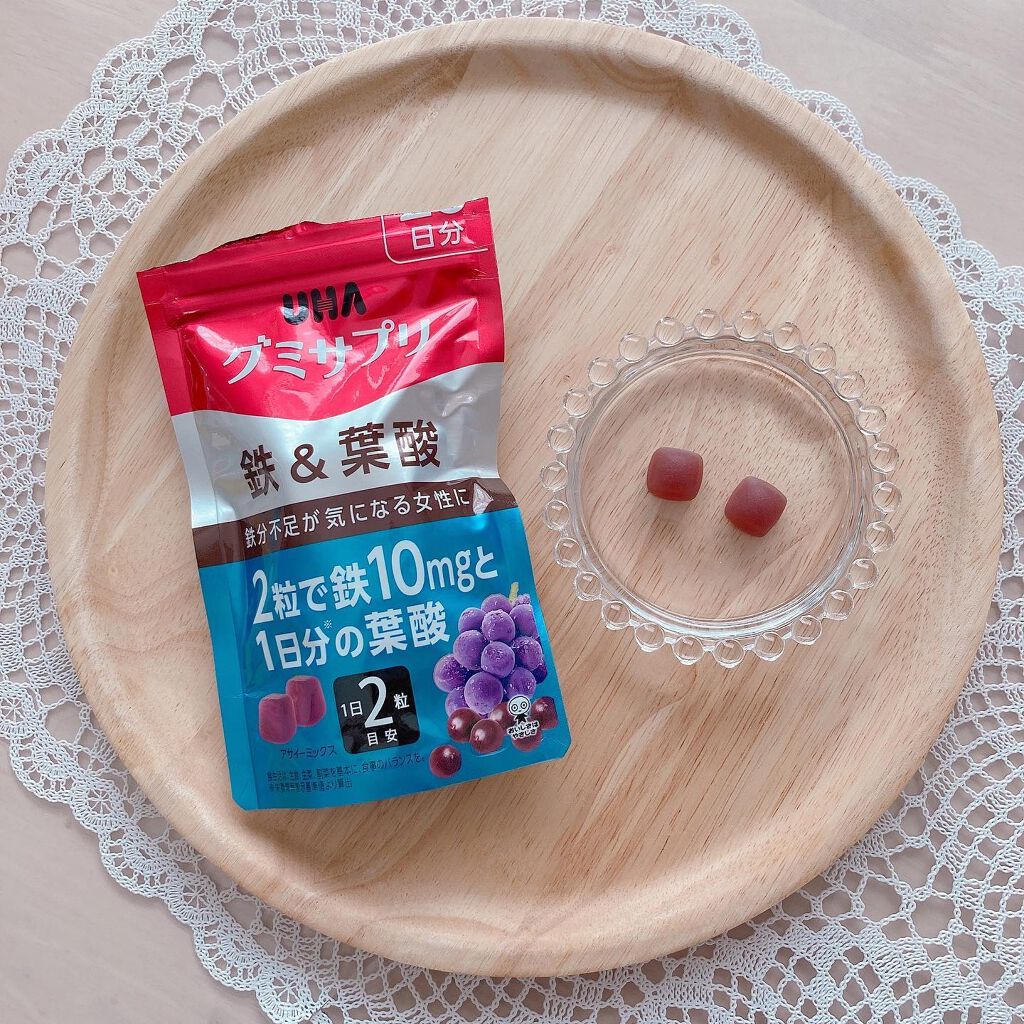 グミサプリ 鉄&葉酸/UHA味覚糖/健康サプリメントを使ったクチコミ(1枚目)