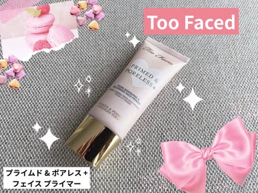 プライムド & ポアレス + フェイス プライマー​/Too Faced/化粧下地を使ったクチコミ（1枚目）