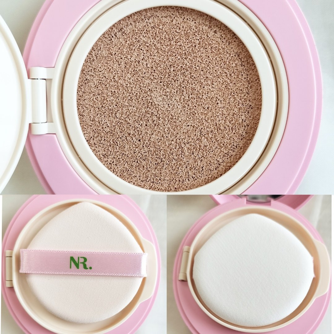 PROBIOエッセンスクッション 21 ライトベージュ/ネイチャーリパブリック/クッションファンデーションを使ったクチコミ（2枚目）