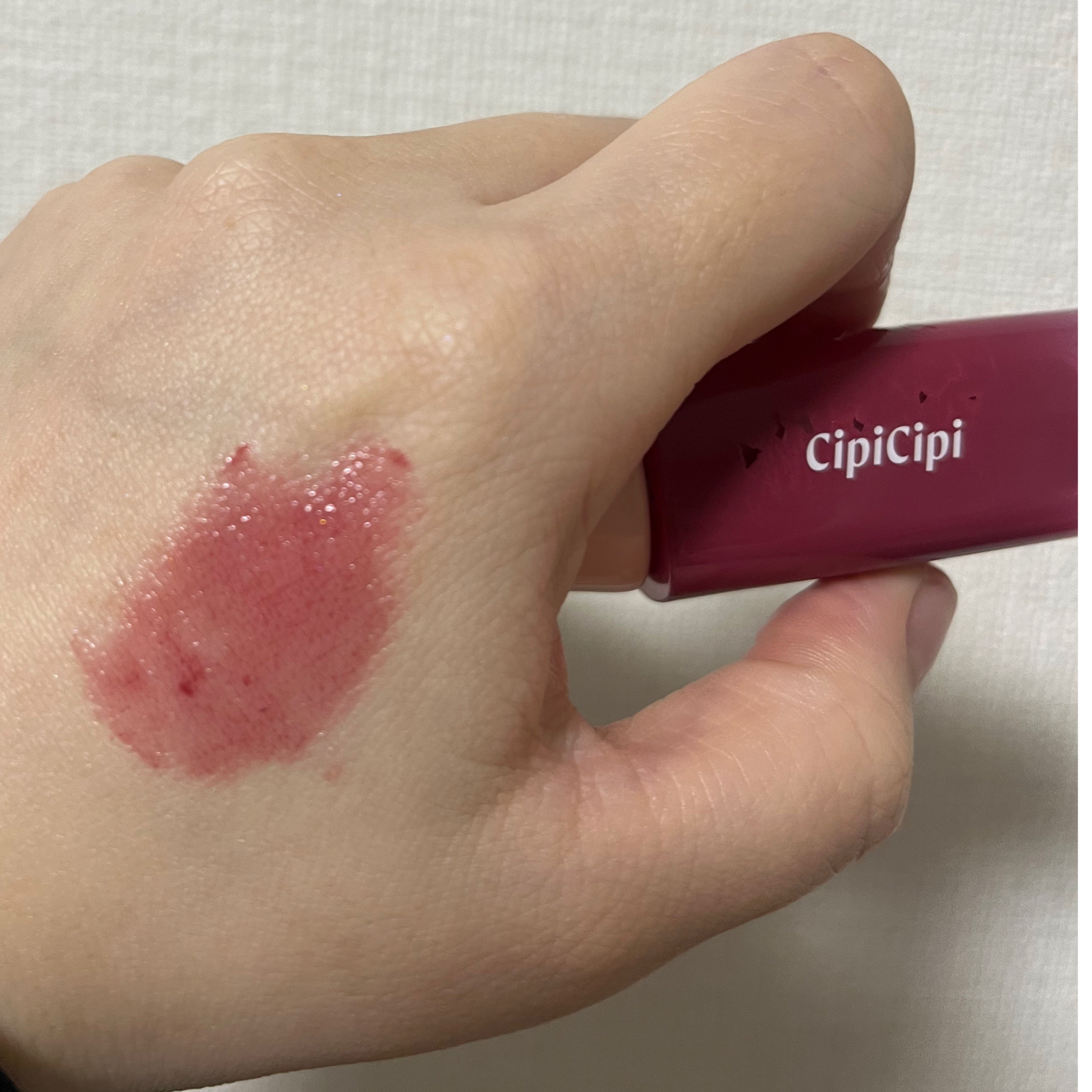 デューイフィルムティント 03 クールガール/CipiCipi/リップティントを使ったクチコミ（2枚目）