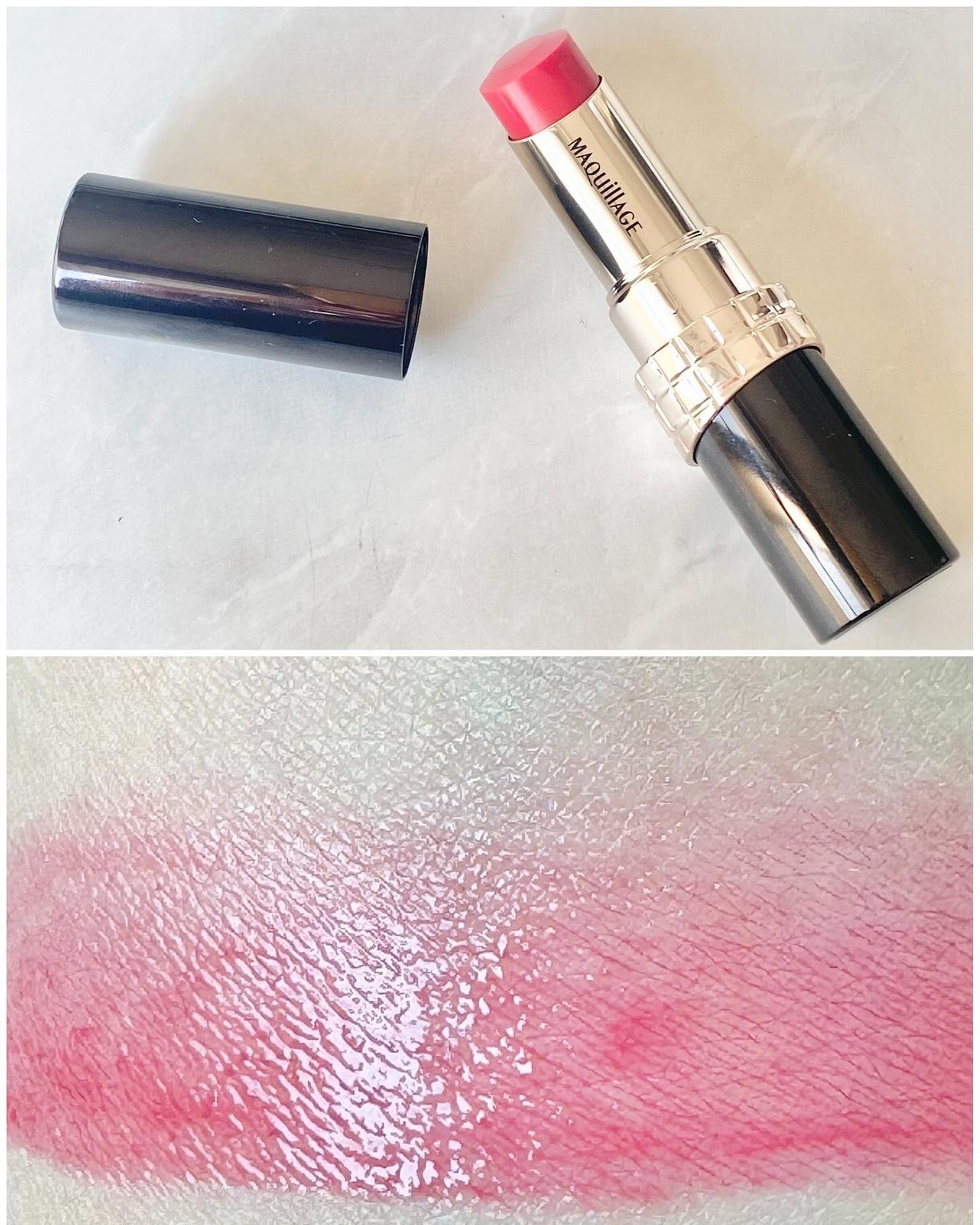 ドラマティックエッセンスルージュ/マキアージュ/口紅を使ったクチコミ(5枚目)