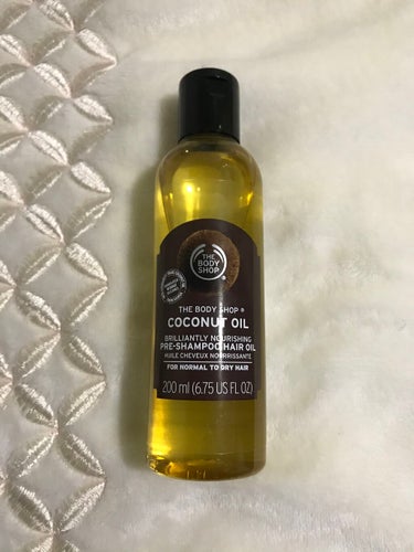 THE BODY SHOP  ココナッツ ブリリアント プレシャンプーヘアオイルのクチコミ「⭐︎商品説明
＜ヘアオイル／トリートメント＞
サモア産バージンココナッツオイル(保湿成分)を配.....」（1枚目）