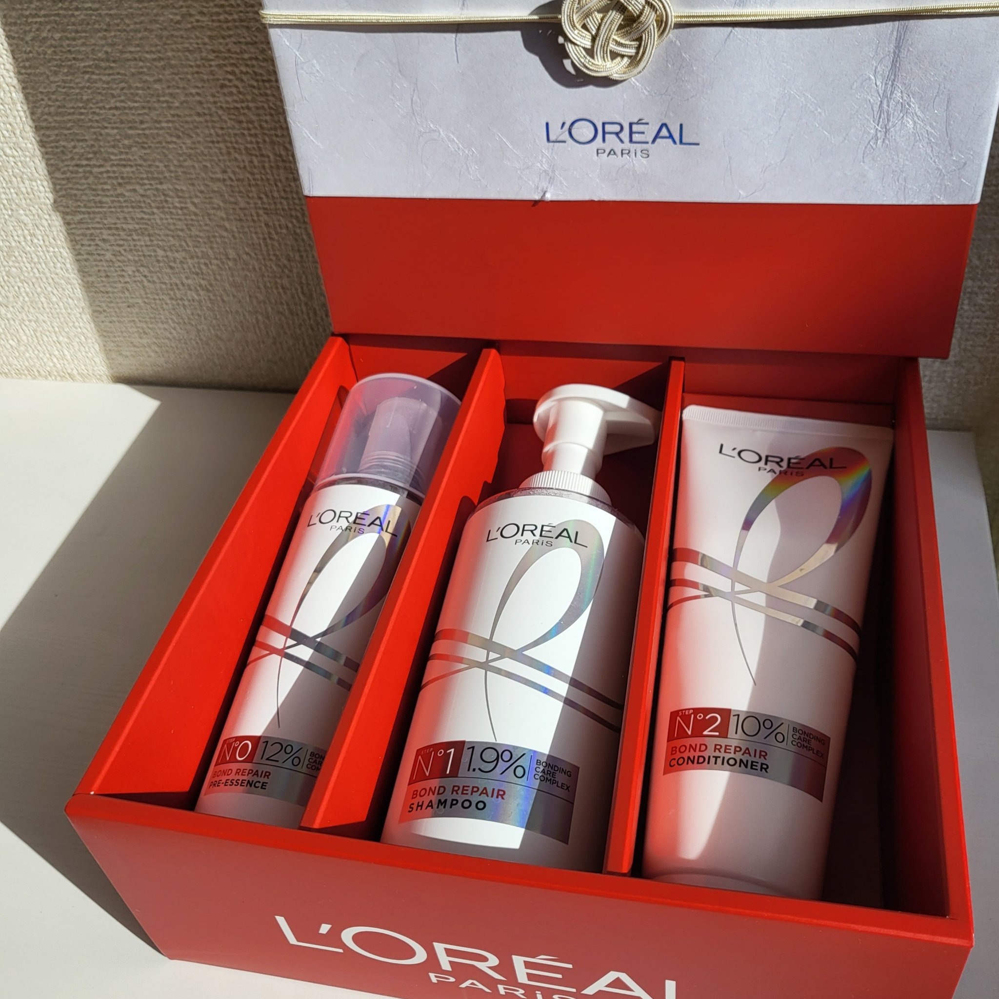 ロレアル パリ ボンド リペア シャンプー／コンディショナー/ロレアル パリ/市販シャンプーを使ったクチコミ（1枚目）