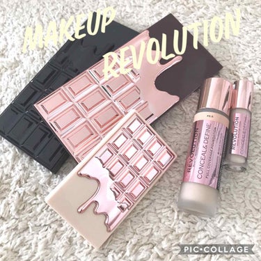 ミニチョコレート ハイライター ローズゴールドグロー/MAKEUP REVOLUTION/パウダーハイライトを使ったクチコミ（1枚目）