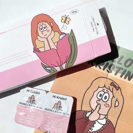 Dewy Kristin/Hapa kristin/カラーコンタクトレンズを使ったクチコミ(4枚目)