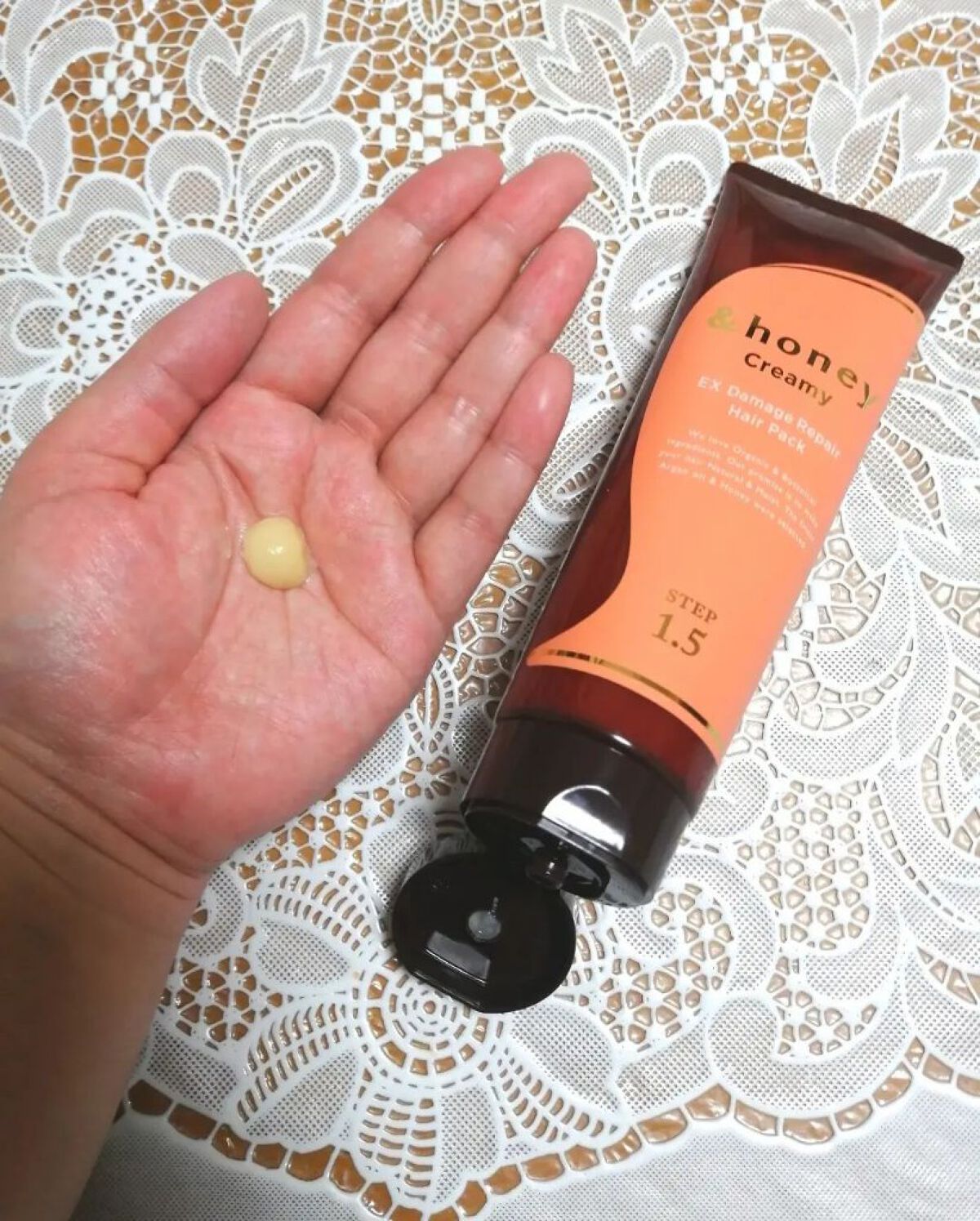 &honey  Creamy EXダメージリペアヘアパック1.5/&honey/ヘアマスク・ヘアパックを使ったクチコミ（2枚目）