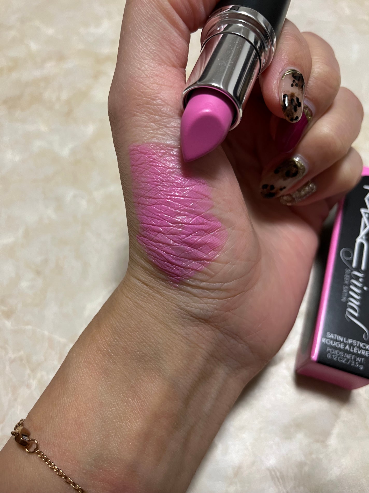 マキシマル スリーク サテン リップスティック/M・A・C/口紅を使ったクチコミ(2枚目)