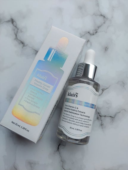 フレッシュリージュースドビタミンドロップ(35ml)/Klairs/美容液を使ったクチコミ(1枚目)
