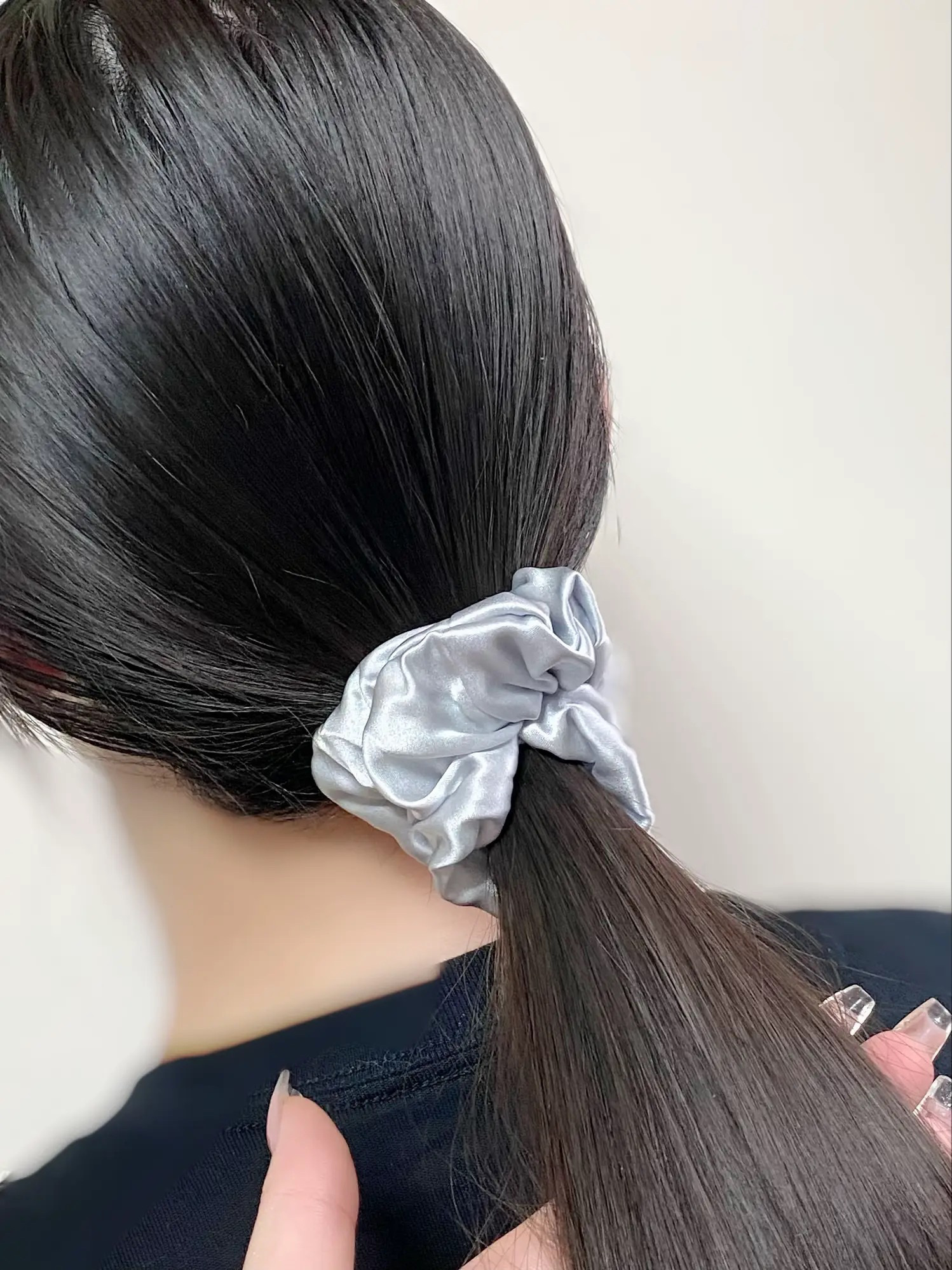 シルクヘアゴム/SEAWIND/ヘアアクセサリーを使ったクチコミ（3枚目）