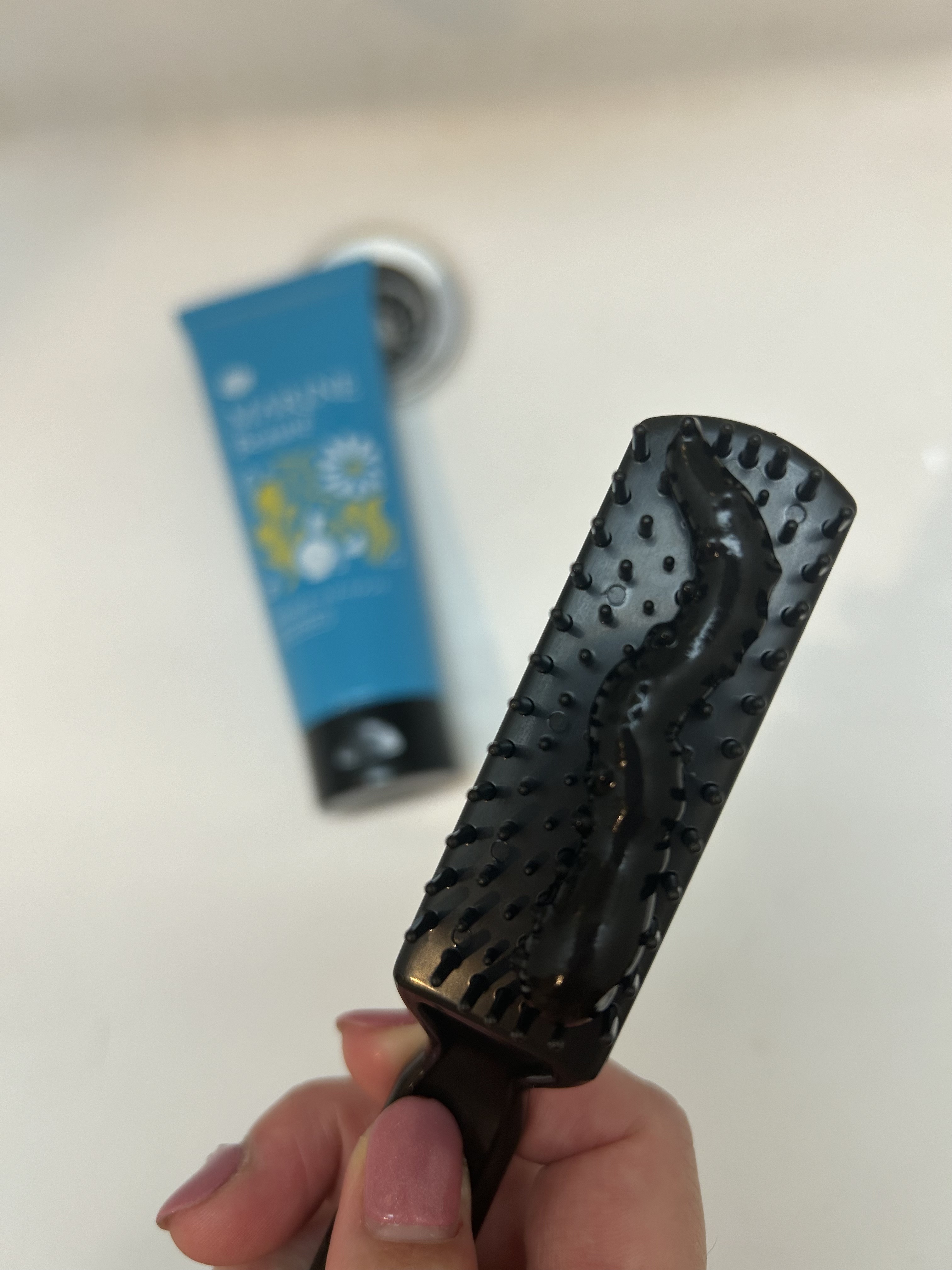 グロスカラートリートメント  ダークブラウン/マリンボーテ/洗い流すヘアトリートメントを使ったクチコミ（3枚目）