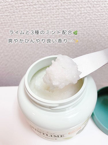 SKINFOOD ミントライム ヘアースクラブのクチコミ「お家でヘッドスパ気分なスペシャルケア🧖🏻‍♀️✨
普段のシャンプーだけでは取り切れない「汚れ」.....」（2枚目）