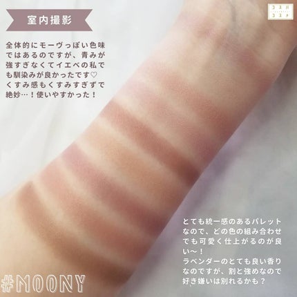 マイフェイブムードアイパレット 9カラー/HOLIKA HOLIKA/アイシャドウパレットを使ったクチコミ(3枚目)