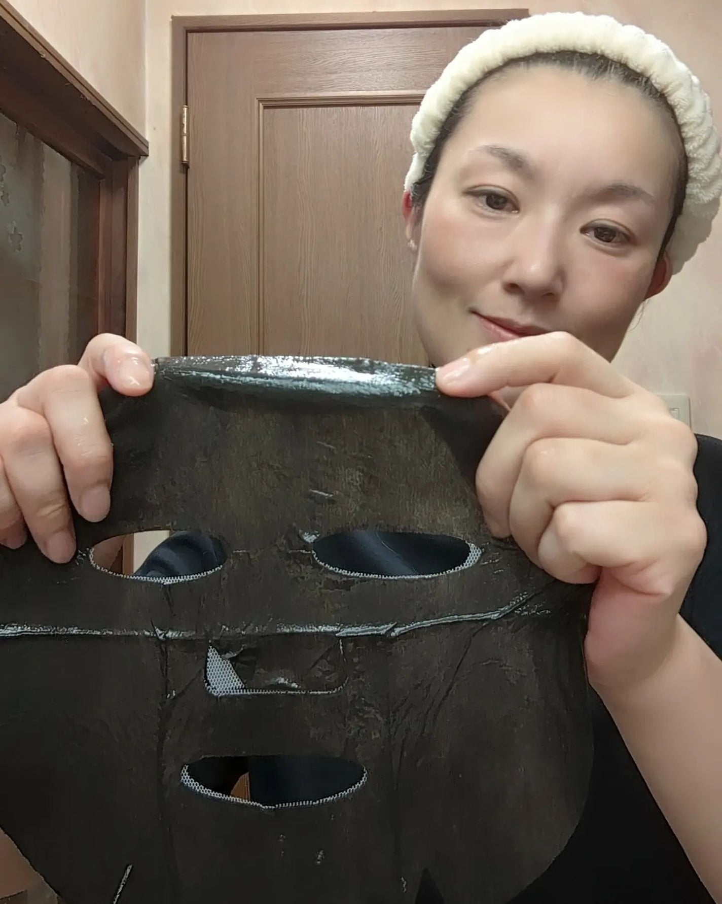 ミルクシスルブライトニングスパブラックマスク/RAWQUEST/シートマスク・パックを使ったクチコミ(2枚目)