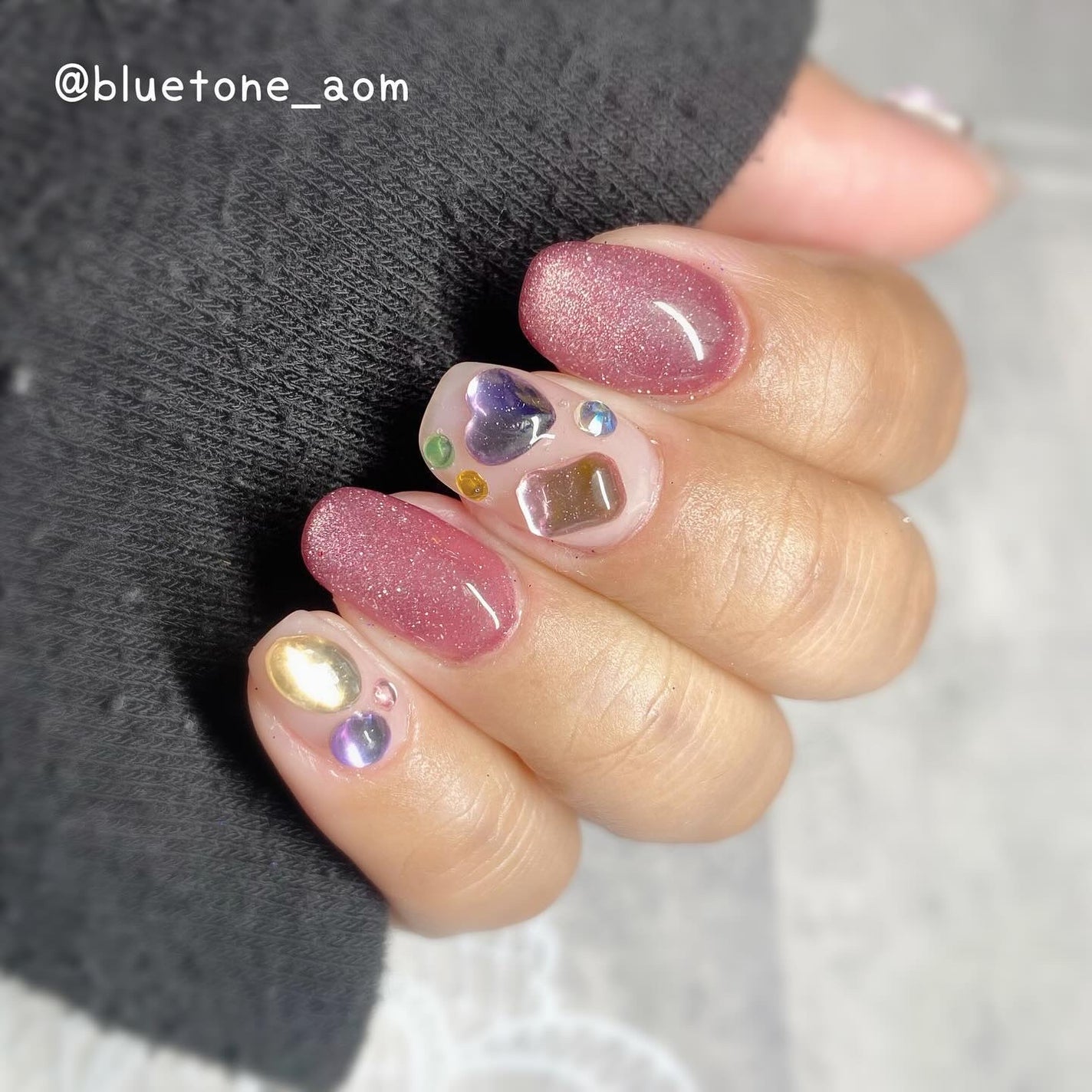 ジェルネイル(ライト対応)/セリア/ジェルネイルを使ったクチコミ(2枚目)