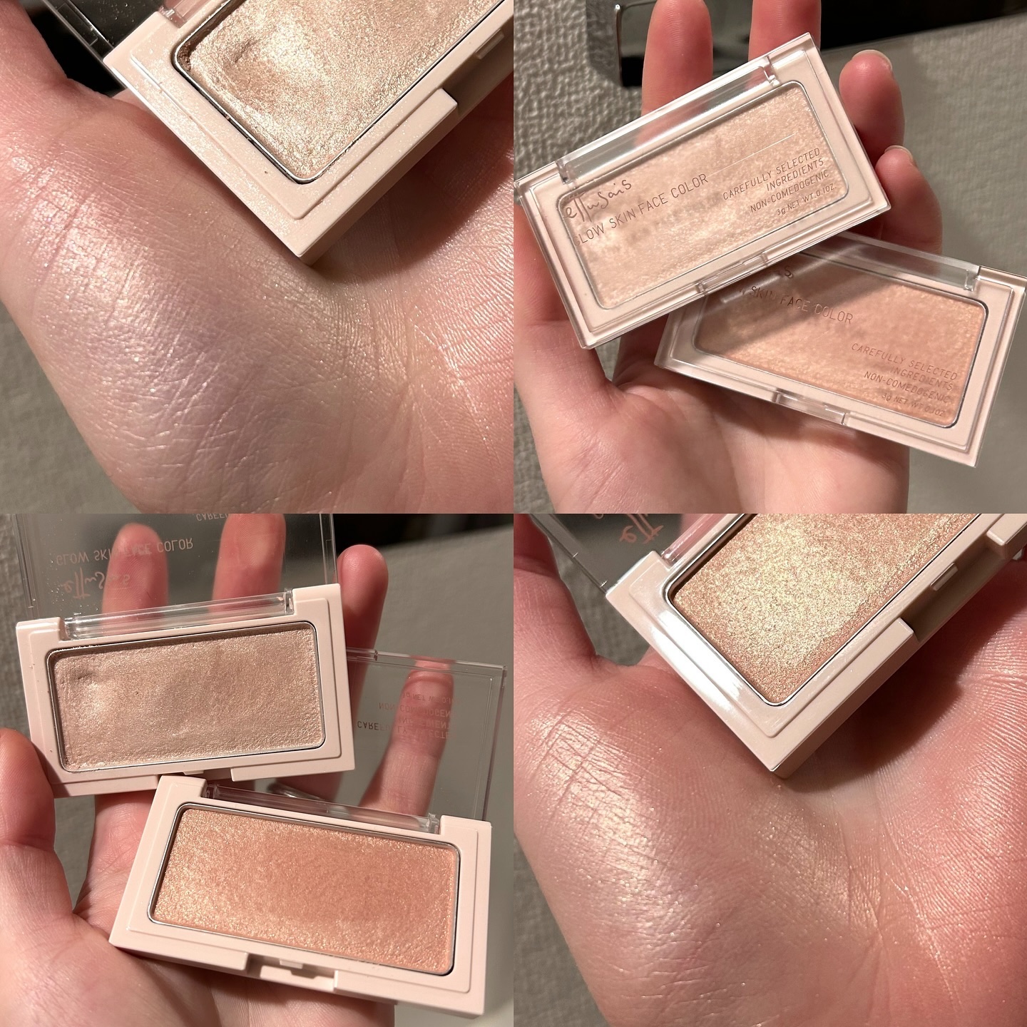 エテュセ グロウスキン フェイスカラー 01 <ハイライター>/ettusais/パウダーハイライトを使ったクチコミ（2枚目）