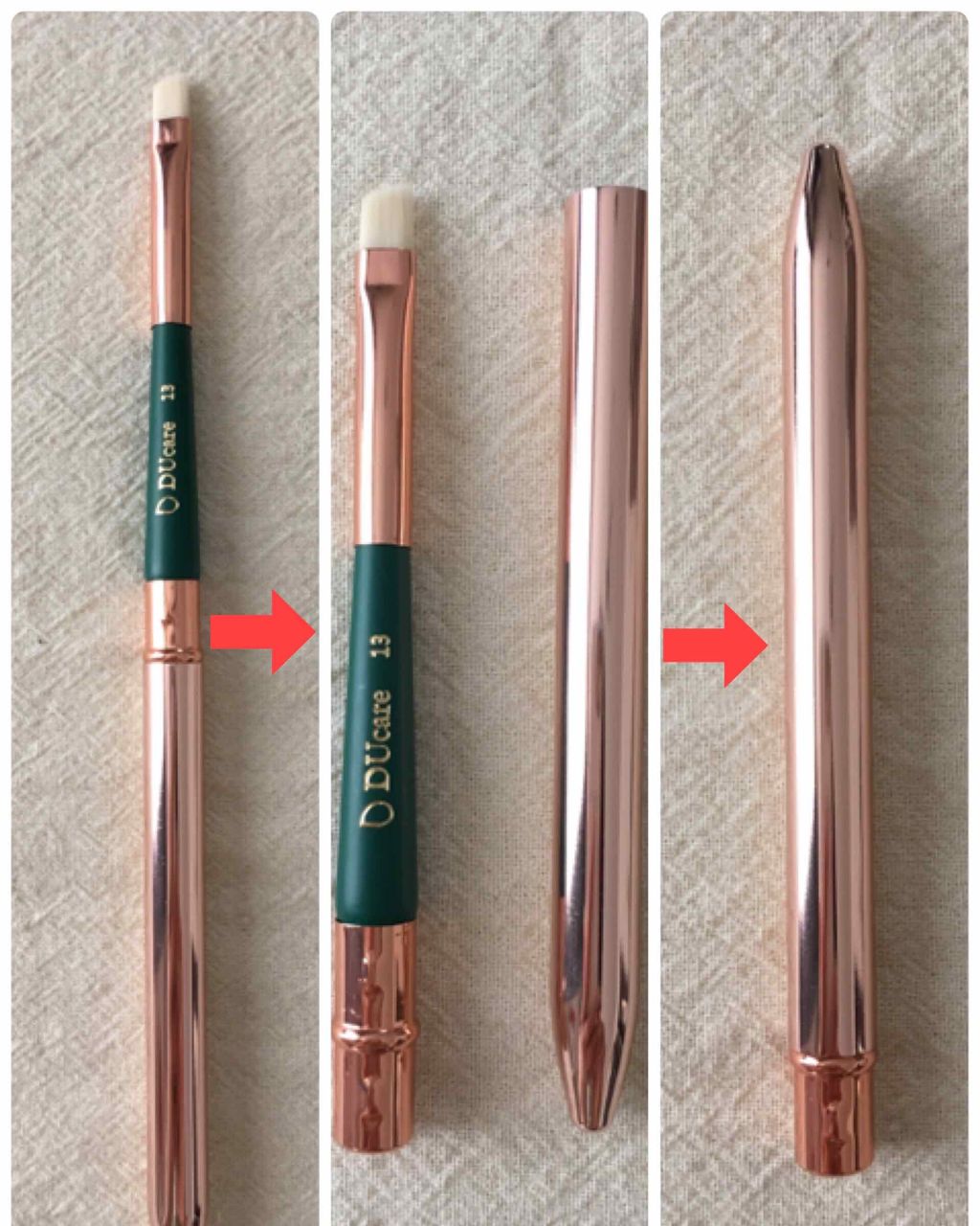 メイクブラシセット/DUcare/メイクブラシを使ったクチコミ(4枚目)