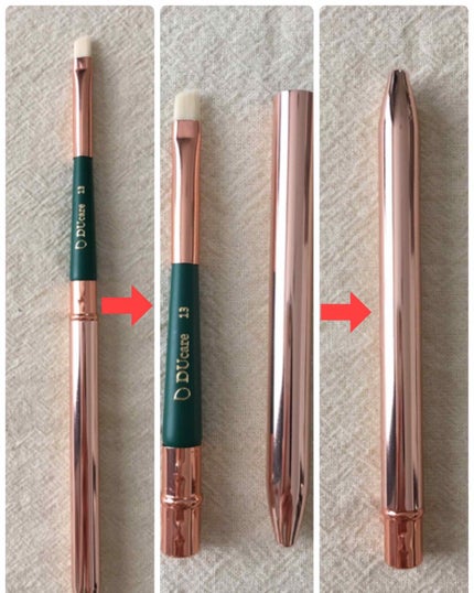 メイクブラシセット/DUcare/メイクブラシを使ったクチコミ(4枚目)