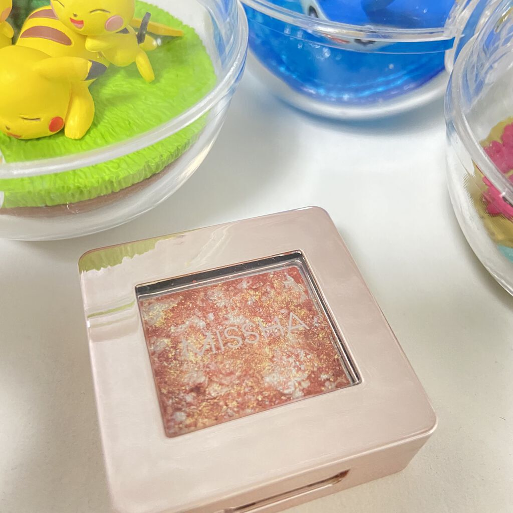 グリッタープリズム シャドウ/MISSHA/グリッターを使ったクチコミ（1枚目）