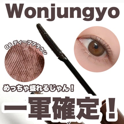 ウォンジョンヨ ヌードアイラッシュ/Wonjungyo/マスカラを使ったクチコミ(1枚目)