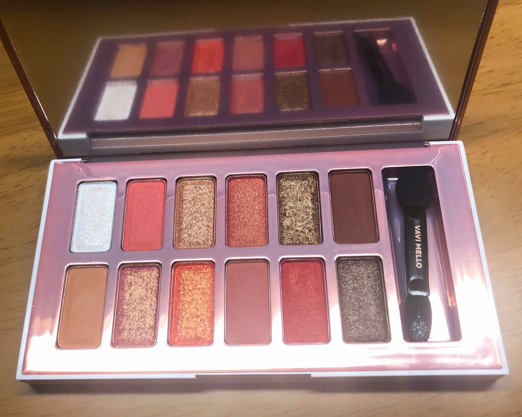 バレンタインボックス2 ピーチパレット/VAVI MELLO/アイシャドウパレットを使ったクチコミ(1枚目)