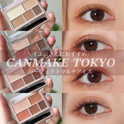 パーフェクトマルチアイズ/キャンメイク/アイシャドウパレットを使ったクチコミ(1枚目)
