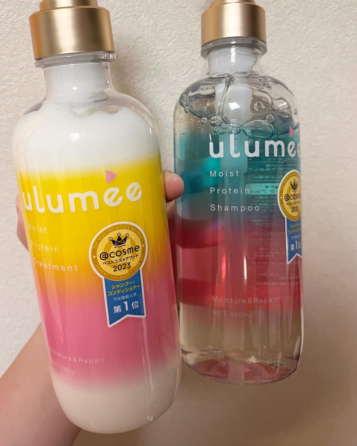 モイストプロテインシャンプー/トリートメント/ulumee/市販シャンプーを使ったクチコミ（1枚目）