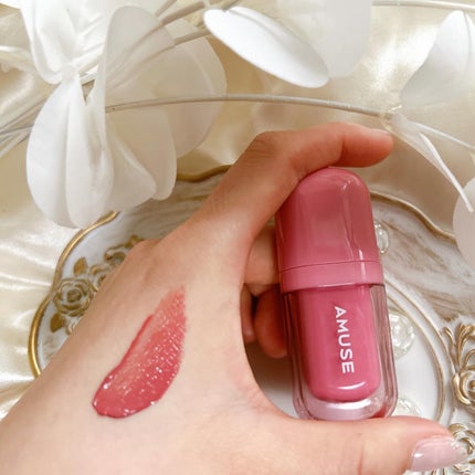 ジェルフィットティント/AMUSE/リップティントを使ったクチコミ(8枚目)