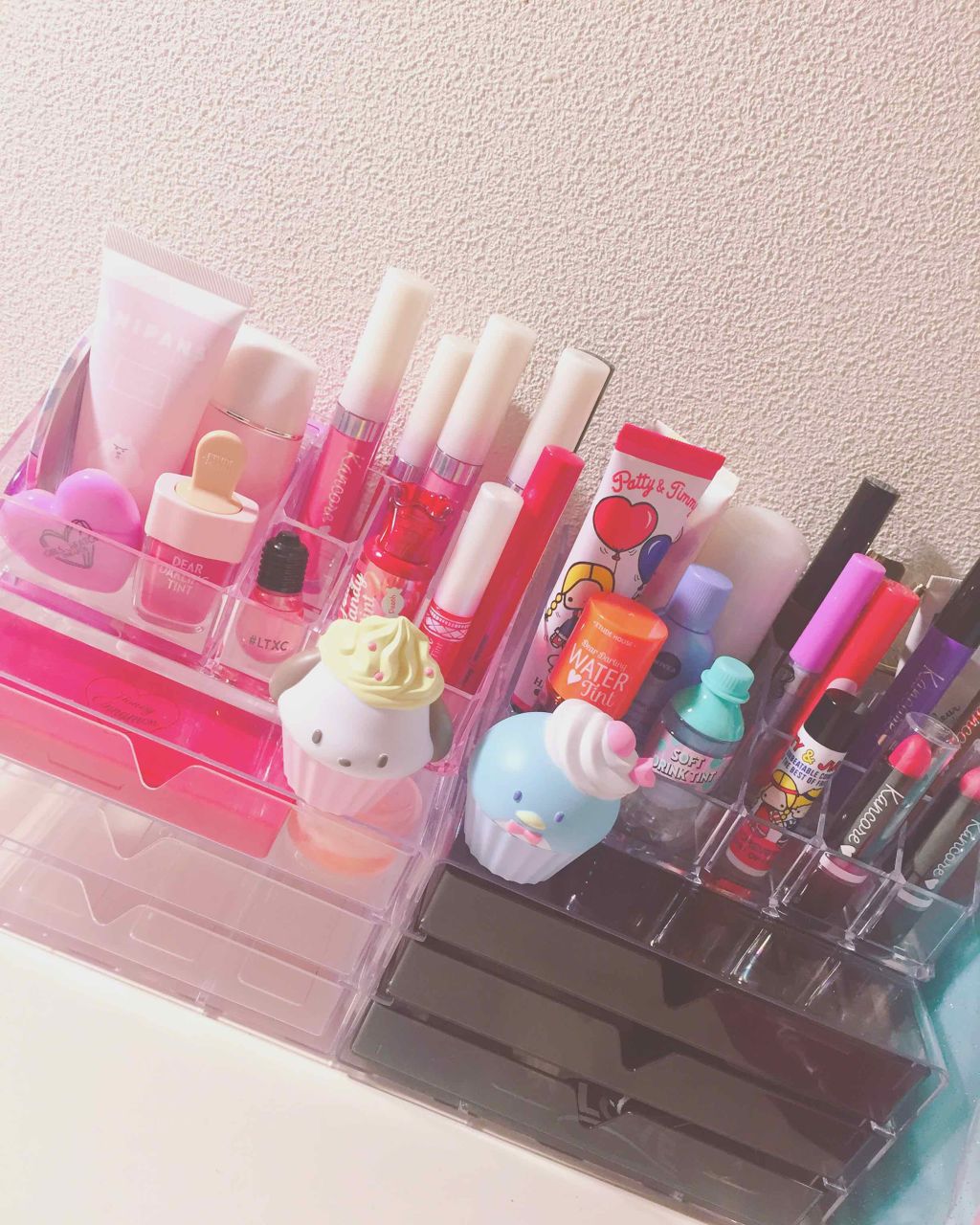 3段式クリアーケース/DAISO/その他化粧小物を使ったクチコミ（1枚目）