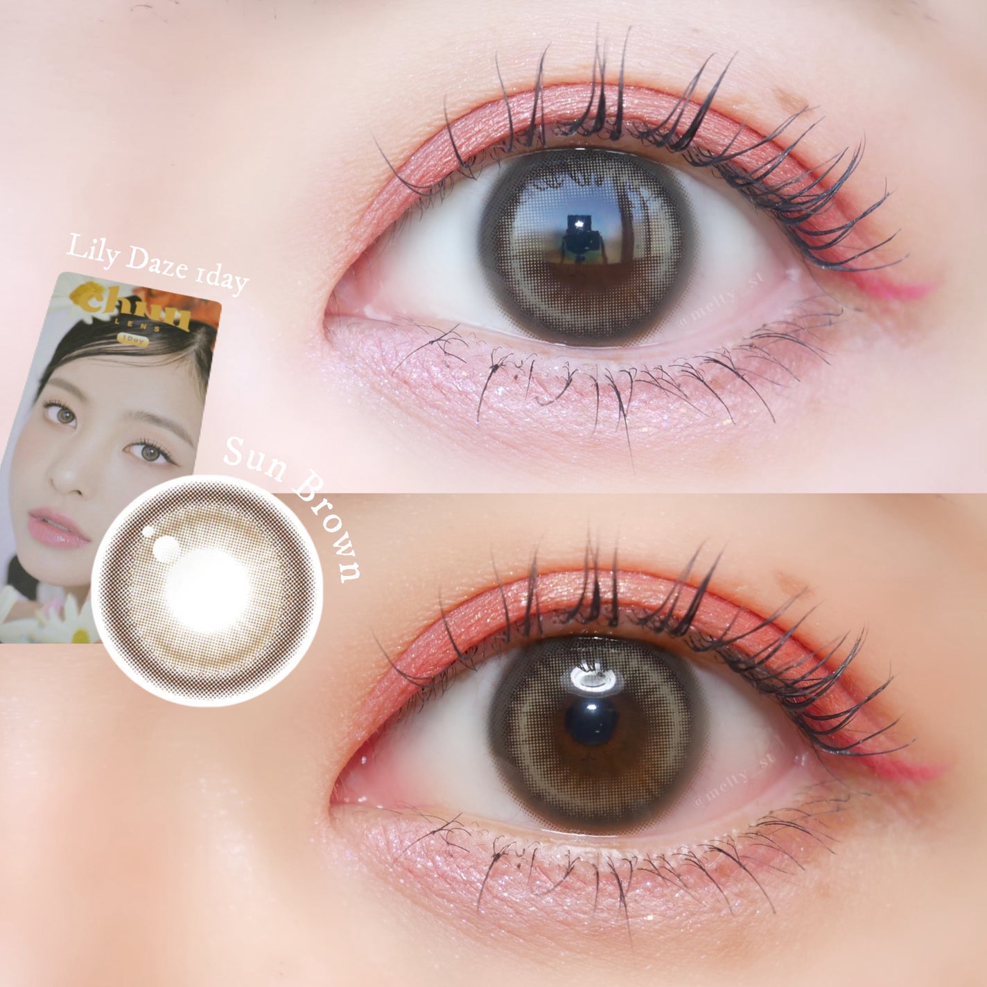 Lily Daze/chuu LENS/ワンデー(1DAY)カラコンを使ったクチコミ(1枚目)