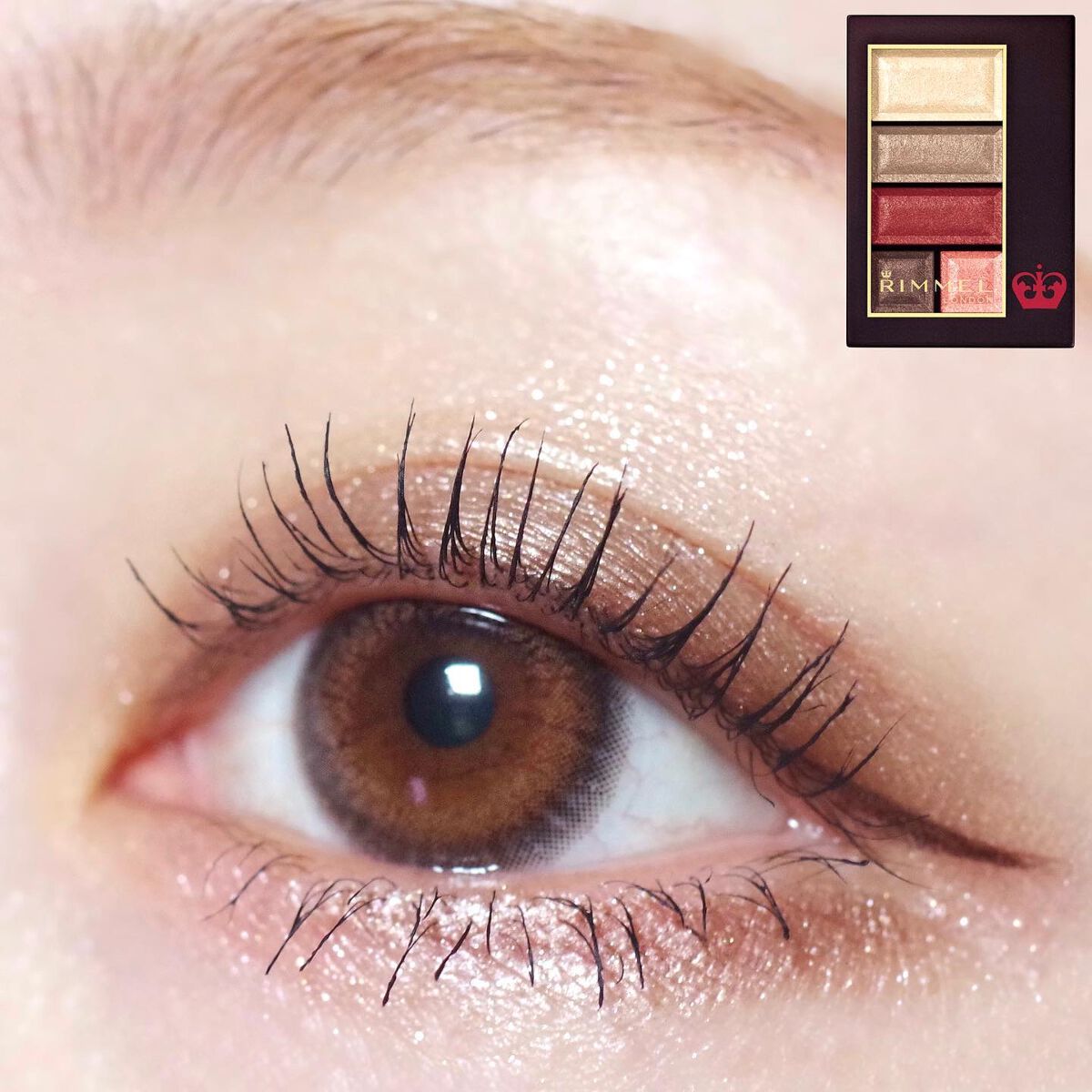 ショコラスウィート アイズ/リンメル ロンドン/アイシャドウパレットを使ったクチコミ(1枚目)